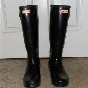 Hunter Boots Glossy (Black)